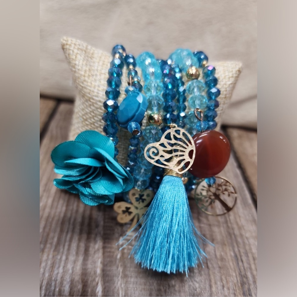 Semanario Crystal Bracelet 7pc Set